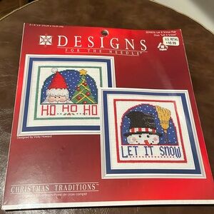 Designs for the needle number 309826. Let it snow pair.